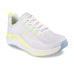 Skechers Women White & Grey Woven Design Sneakers