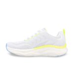 Skechers Women White & Grey Woven Design Sneakers