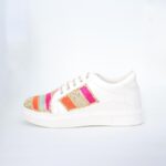 The Saree Sneakers Women Textured Sneakers