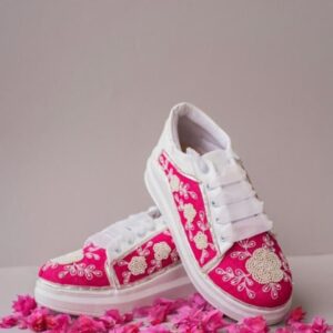 The Saree Sneakers Women Textured Sneakers