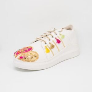 The Saree Sneakers Women Textured Sneakers