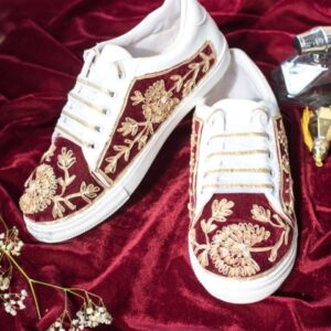 The Saree Sneakers Women Textured Sneakers